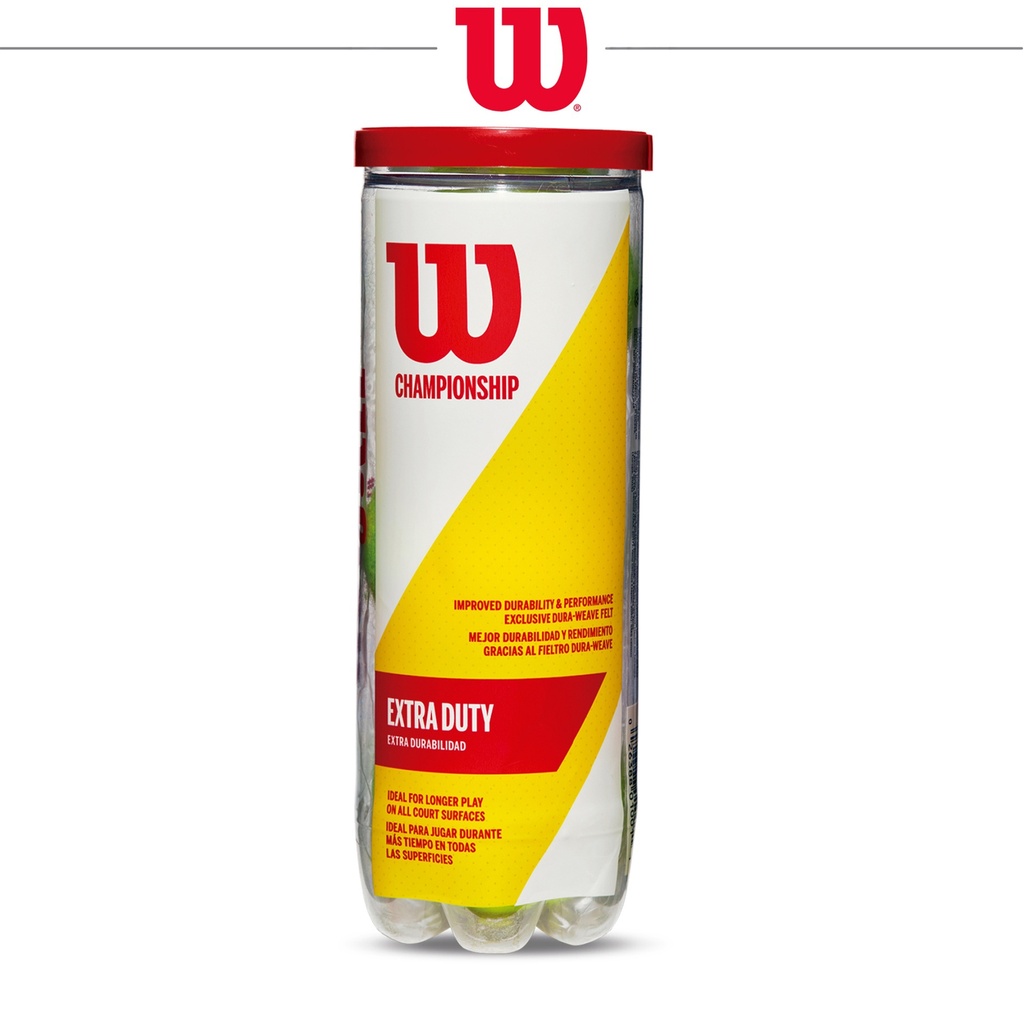 Combo Pelotas de Tenis Wilson Championship Extra Duty 3P X 6T 