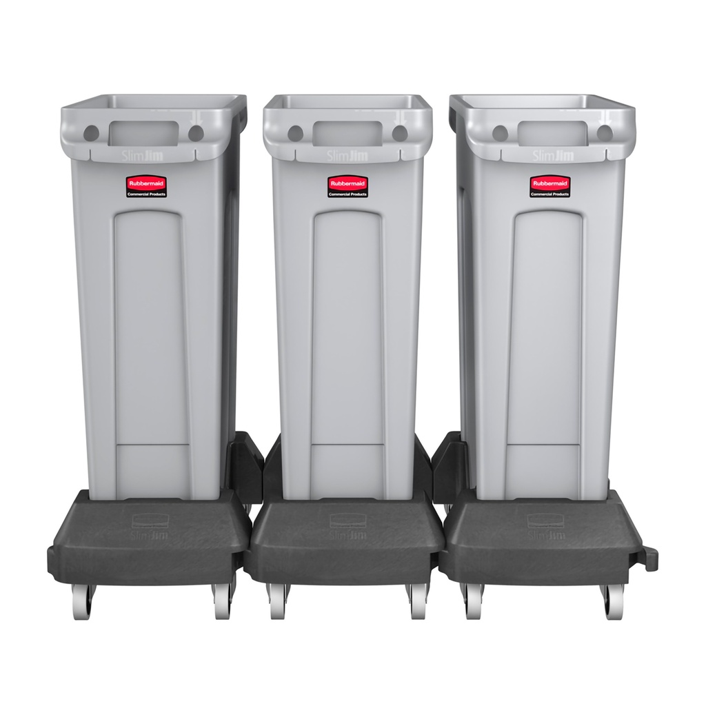 Plataforma Rodante para Contenedor Slim Jim Rubbermaid