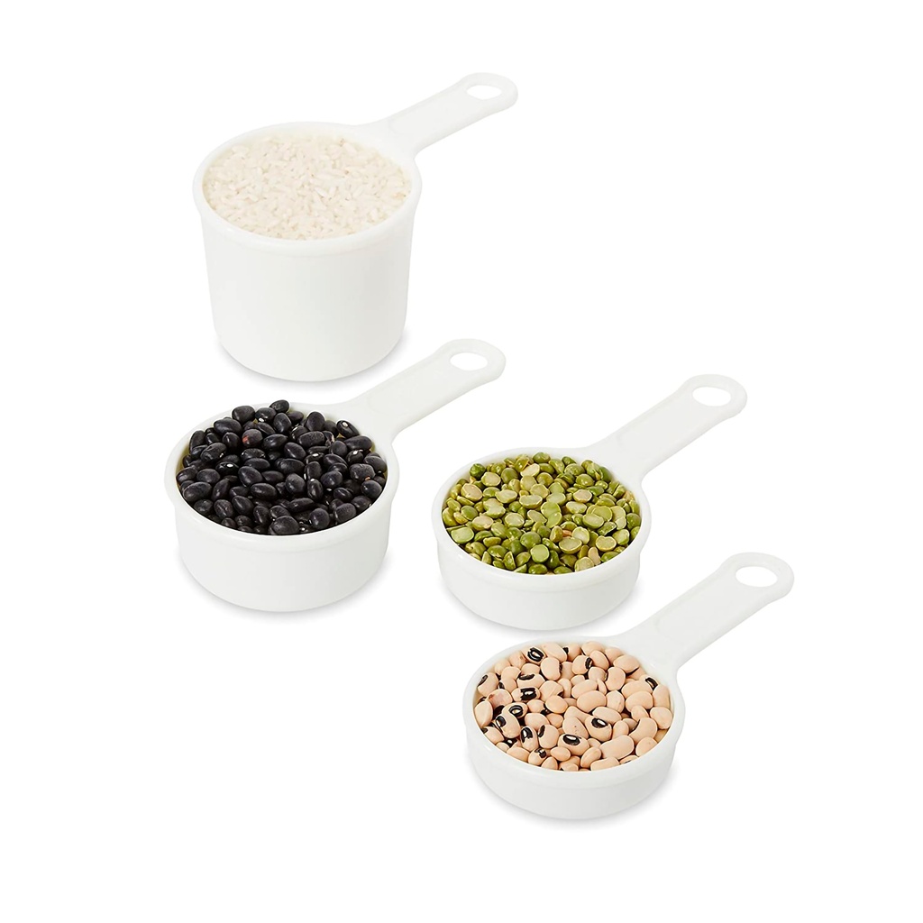 Juego de tazas de medir (1/4 - 1/3 - 1/2 - 1 taza) Rubbermaid