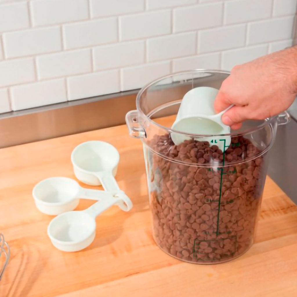 Juego de tazas de medir (1/4 - 1/3 - 1/2 - 1 taza) Rubbermaid