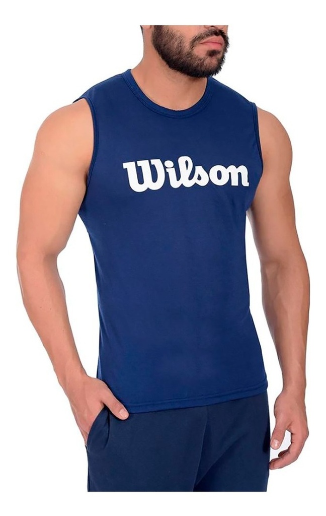 Playera Wilson Polyspun  Marino