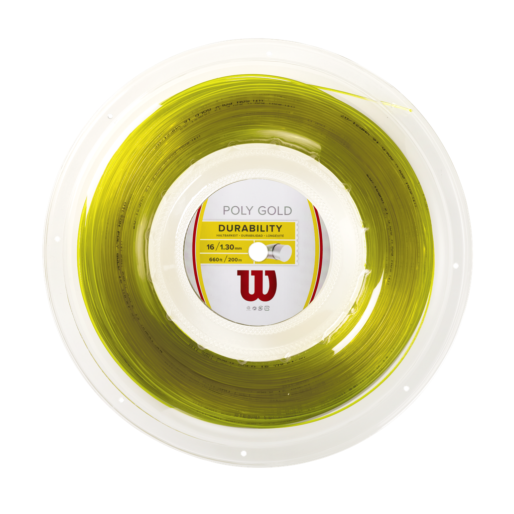 [WRZ904900] Rollo Cuerda Wilson Poly Gold 200 m