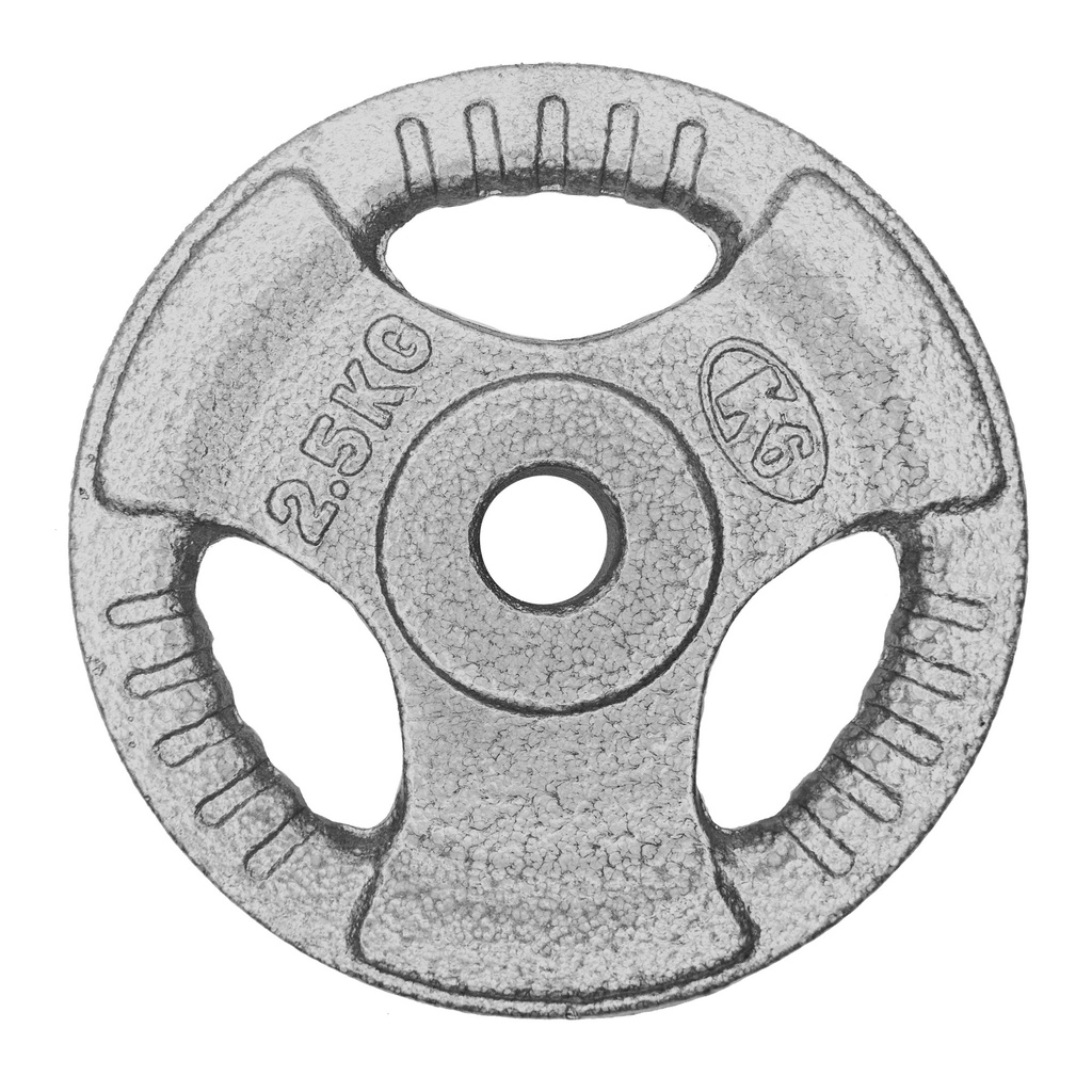 Disco de pesas estándar hierro k6 2.5 kg