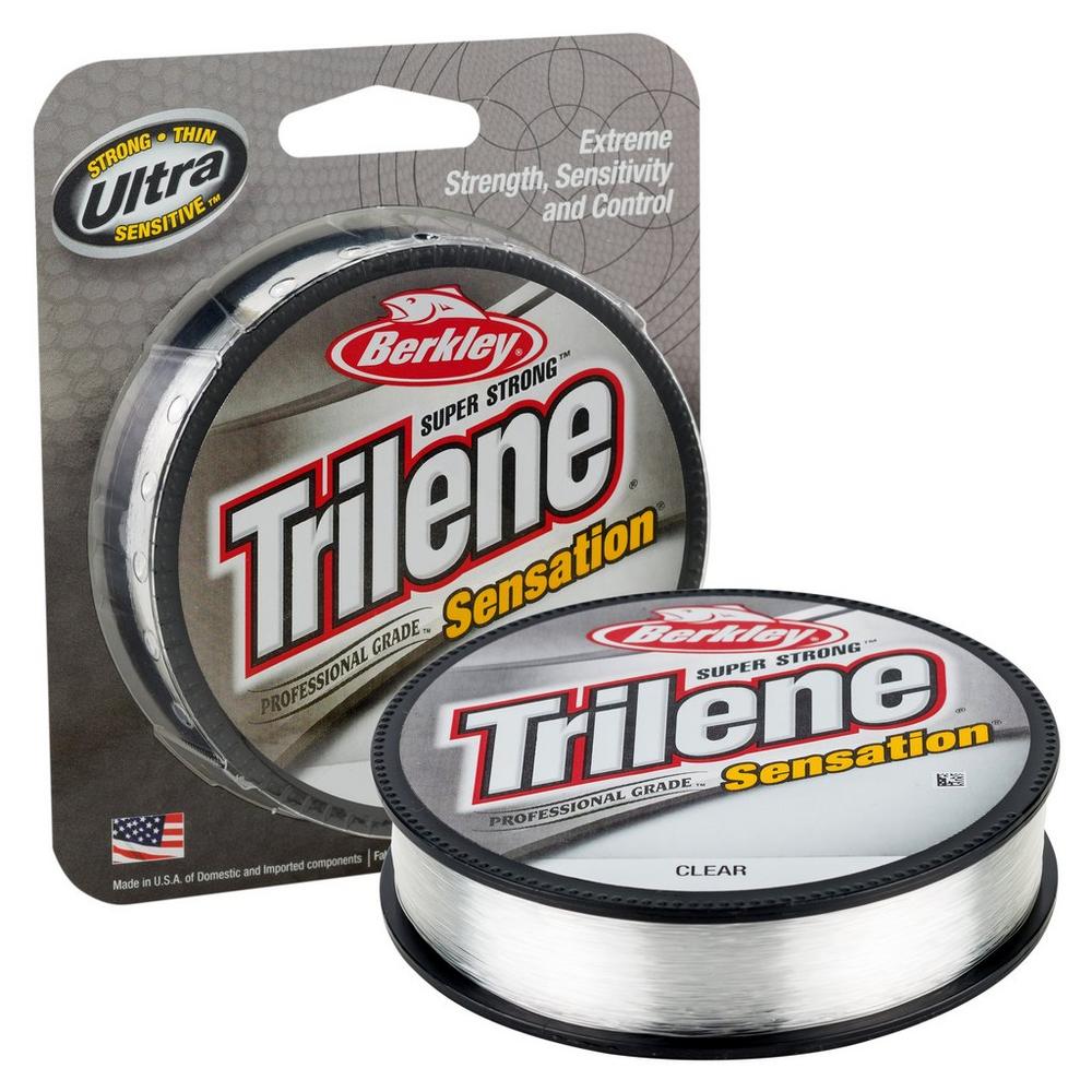 Berkley Nylon Trilene Sensation 330Yd 17Lb Blze Orng