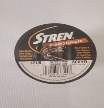 Stren Nylon Brute Strengt 12 Lb 600 Yd Lvg