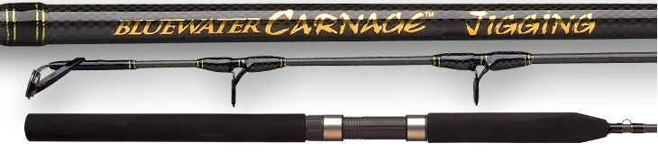 Penn Caña Bluewater Carnage Casting 6.2 Mh Lb 65 A 100 Guias 9 Carjg65100C62 