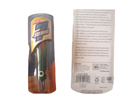 7Strand Pulpo De Pesca Kona Jet 6In - 1 Oz Kjs-223 Org Dolphin 