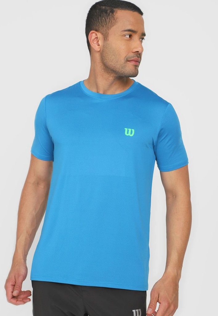 Playera Wilson Perforada  Azul Rey 71540 