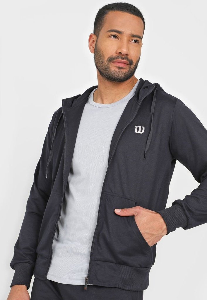 Buzo Con Capota Wilson French Terry  Marino