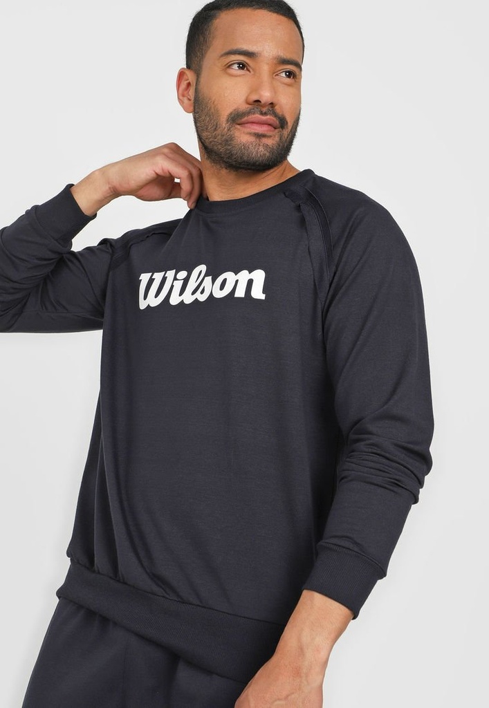 Sudadera Wilson Cuello Redondo French Terry  98483 Azul Marino