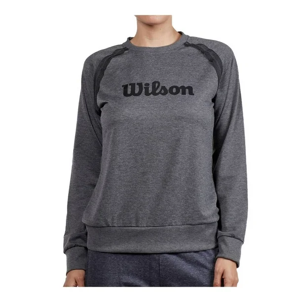 [WT98529] Sudadera de Mujer Wilson Cuello Redondo French Terry 98518 Oxford (L)