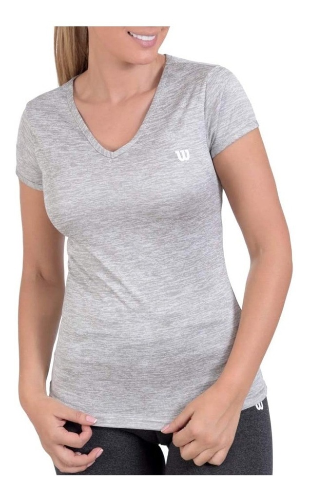 [WT71573] Camiseta Wilson Jaspeada Dama 71566 Jaspe (L)