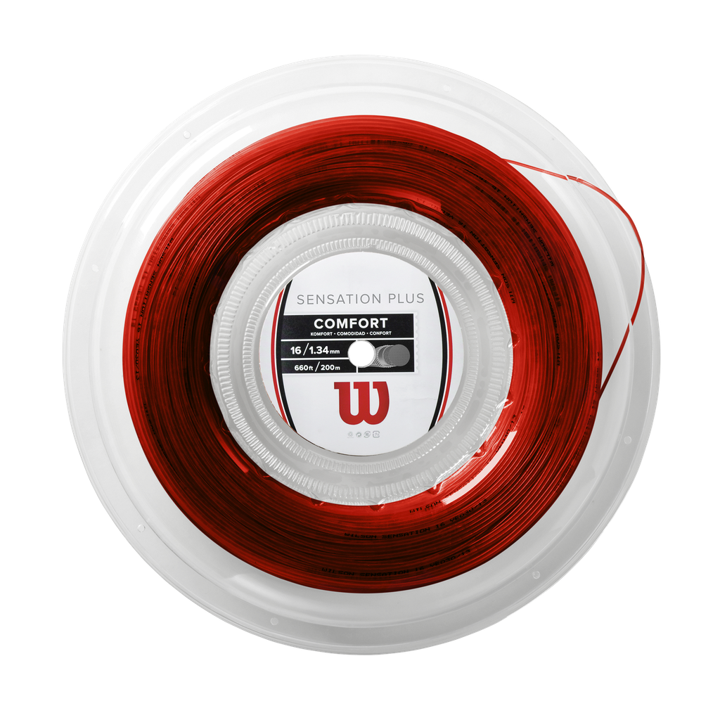 Rollo Cuerda Wilson Sensation Plus 16 200 m Rojo