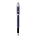 Boligrafo Estilografo IM Azul - Acabado Cromo