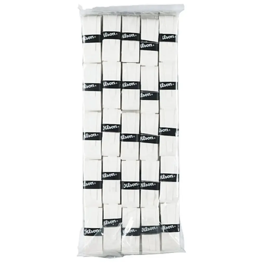 [WRZ4019WH] Pro Overgrip Wilson Para Raqueta Tenis x50 (Blanco)