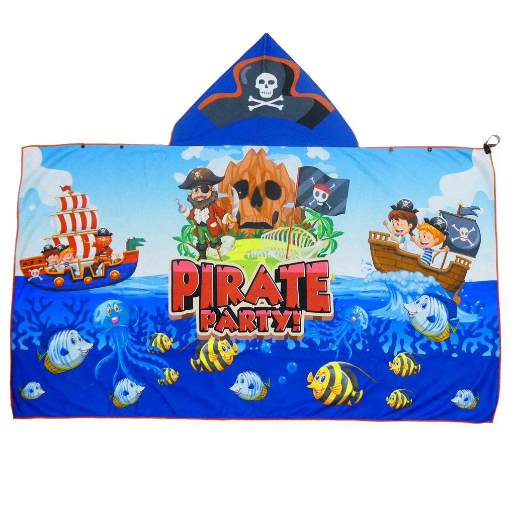[13880] Toalla Playera de Microfibra de Niños Ecology Full Impresión (NIÑO )