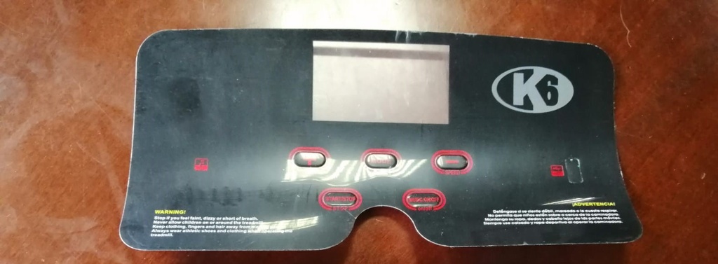 Monitor / Pantalla de reemplazo K6 Caminadora Eléctrica Aeos (Ref.: 66142/66145)