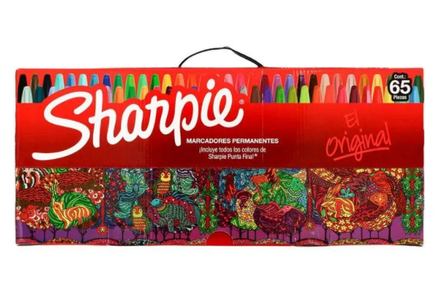 Marcador Permanente Sharpie Ruleta Fine Místico x65