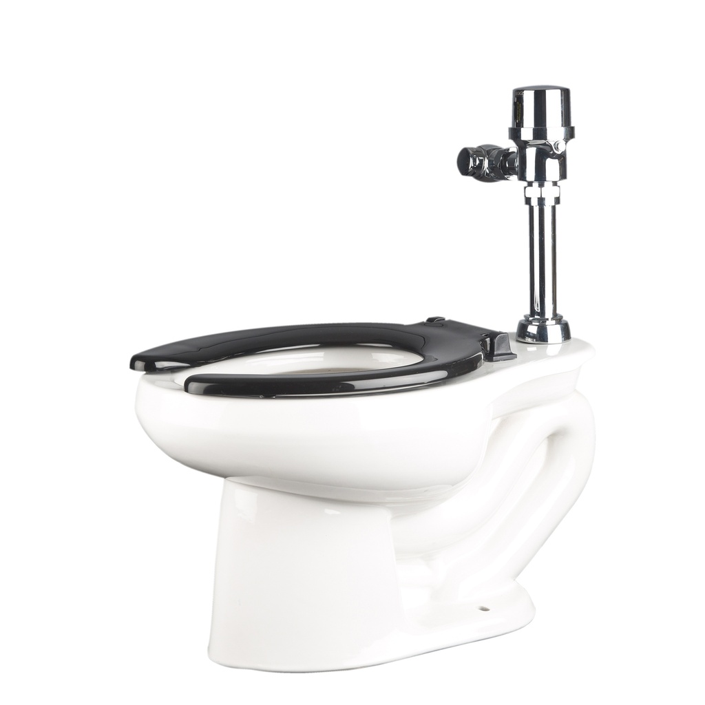 Poceta Inodoro Vencerámica con Fluxometro Carlton con Asto Integrado