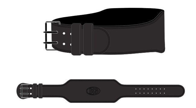 Cinturón para Levantamiento de Pesas K6 Bull+