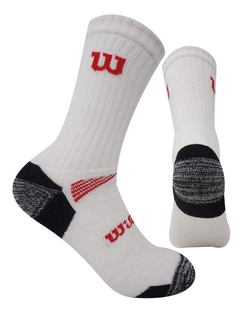 Calcetin Largo Wilson Niño M Blanco x3