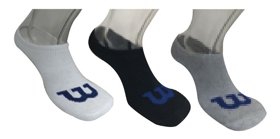 Calcetin de Mujer Wilson No show Talla Única colores surtidos x3