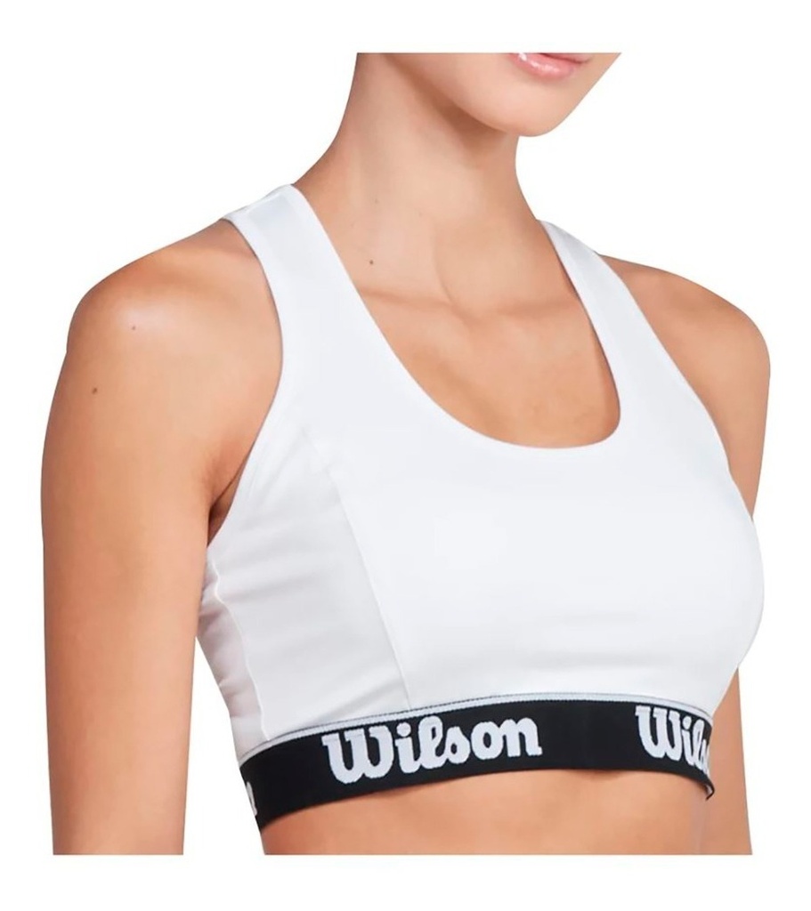 [WT06013] Top Elástico Deportivo Wilson 06006 Blanco (L)
