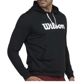 Buzo Con Capota Wilson French Terry  05757 Negro