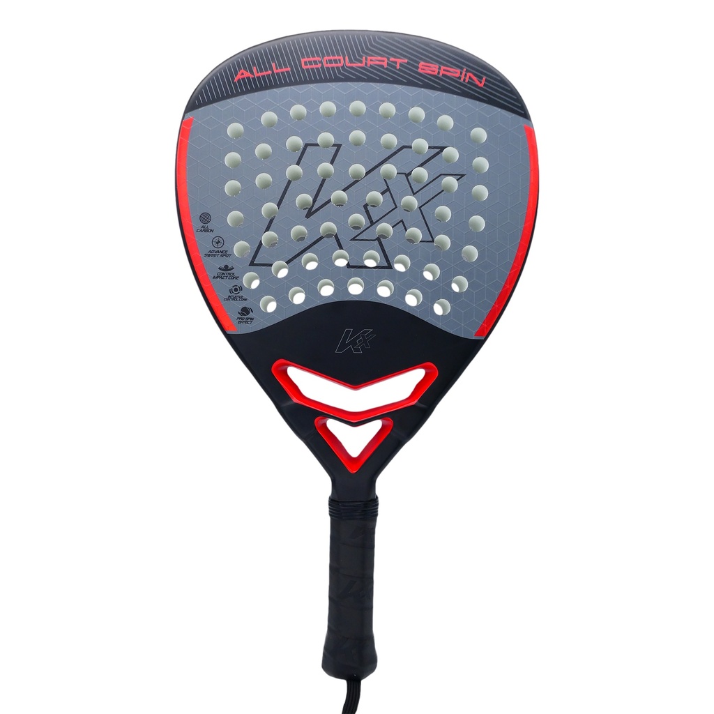 Pala de Padel Carbon All-Court Spin KX by K6