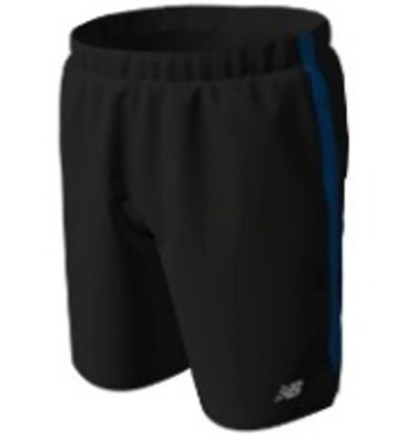 Short de hombre New Balance Accelerate 7 Inch Negro/Azul