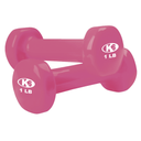 Par de mancuernas de vinil k6 1lb