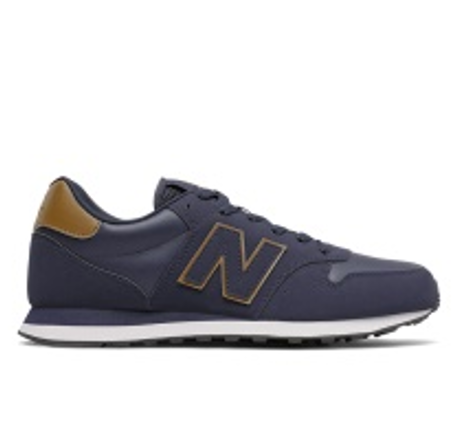 Zapato de hombre New Balance 500 Azul Marino/Naranja