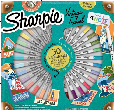 Marcadores Sharpie Ruleta x30 Surtidos