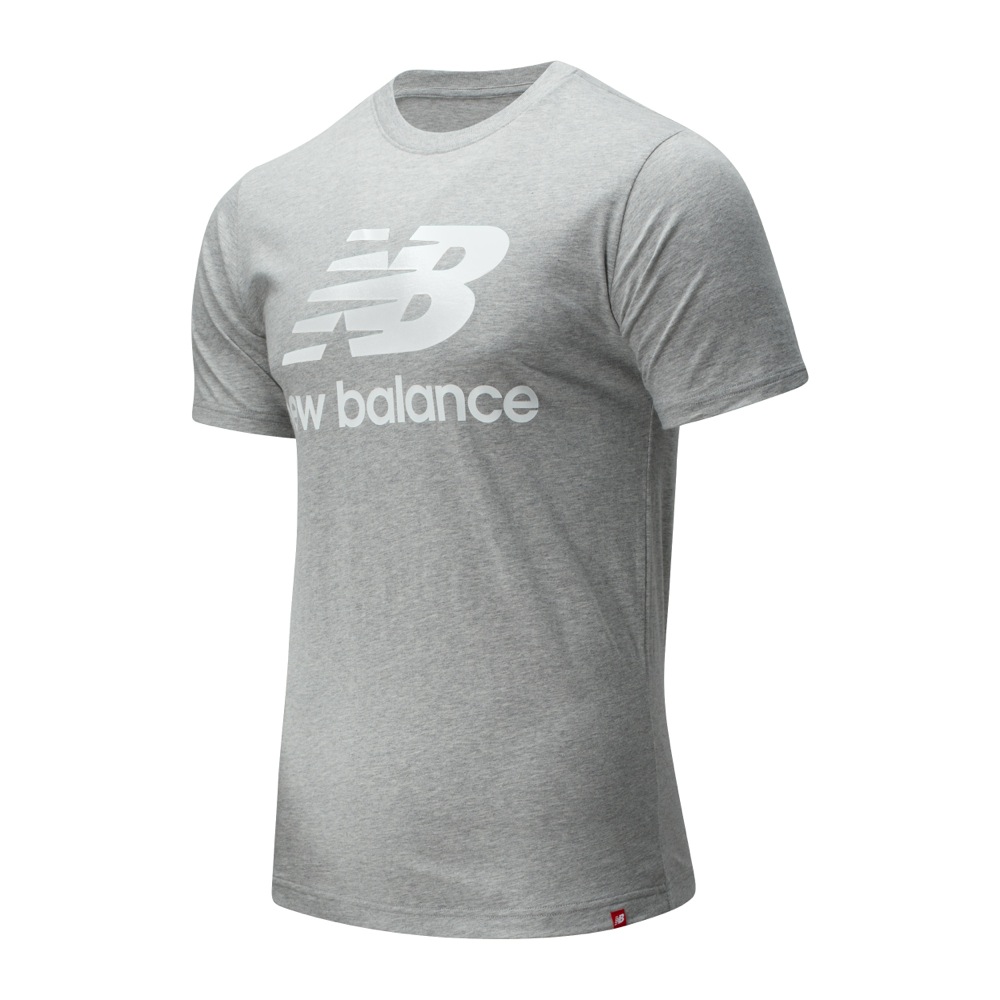 Camiseta de Hombre New Balance Essentials Gris