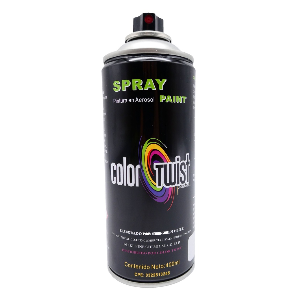 Pintura en Spray Color Twist Sólidos Azul Metalizado 400 Ml