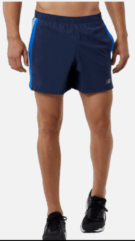 NO USAR Short de hombre New Balance Accelerate 5 inch Negro