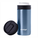 Enfriador de Latas y Vaso de Acero Inoxidable Contigo River North 2 en 1 Con Tapa 12oz 