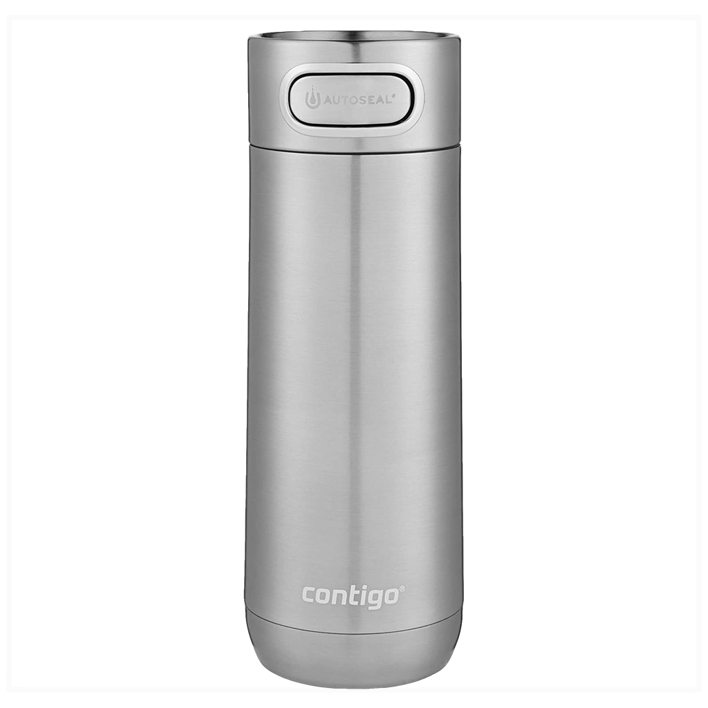 Vaso Contigo Luxe Autoseal de Acero Inoxidable 16oz Plateado