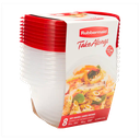 Set de Envases 4 Piezas Cuadradas Takealongs Rubbermaid (1.253 ml)