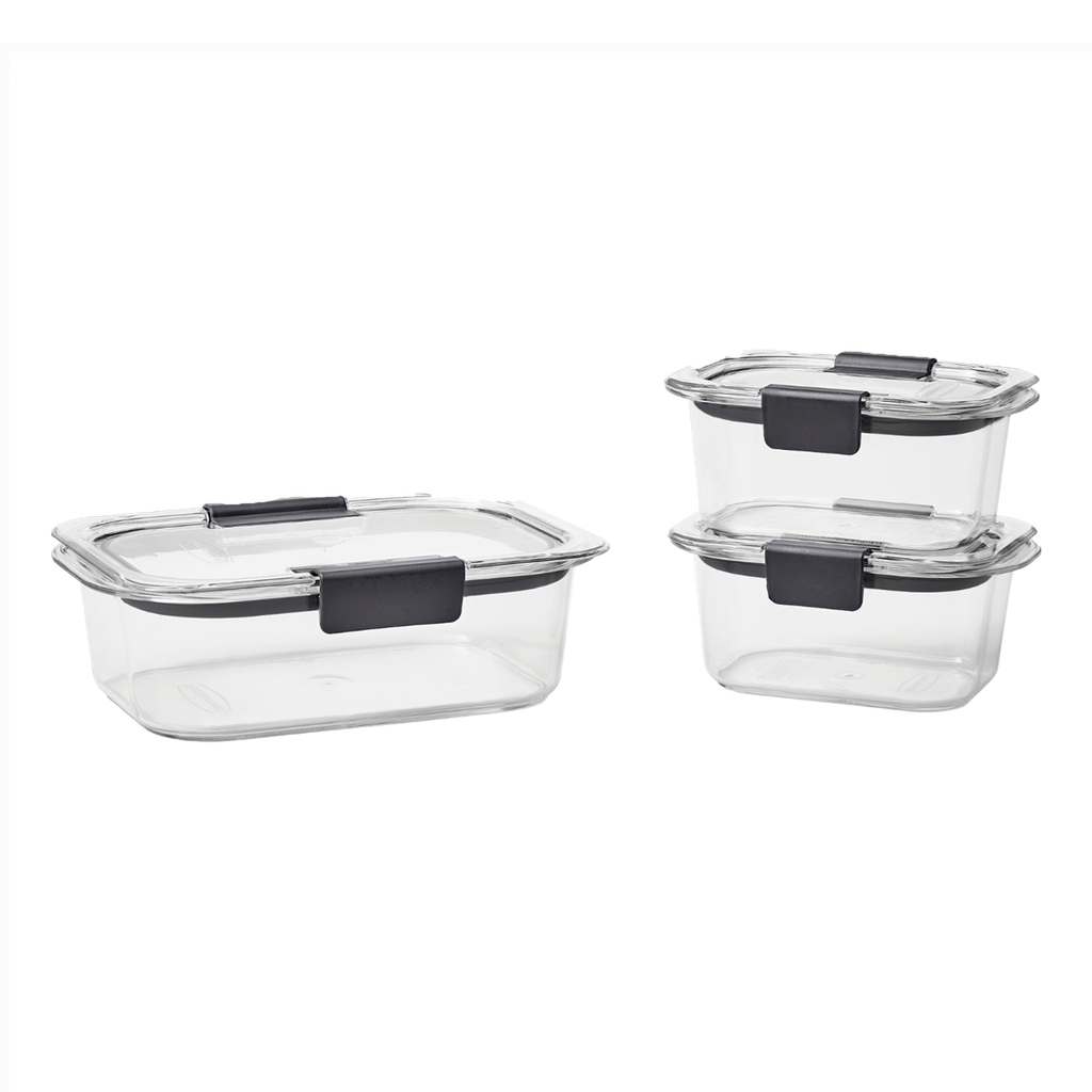 Set de Envases 6 Piezas con Cierre Hermético Brilliance Rubbermaid