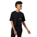 Camiseta de Mujer New Balance Essentials Graphic Negro