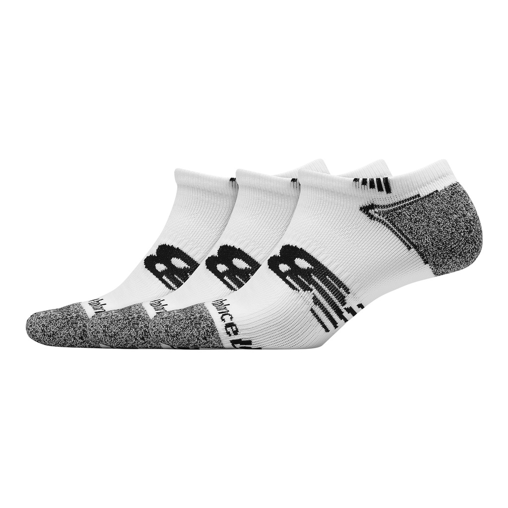 Medias Cortas New Balance No Show Run 3 Pack Blanco