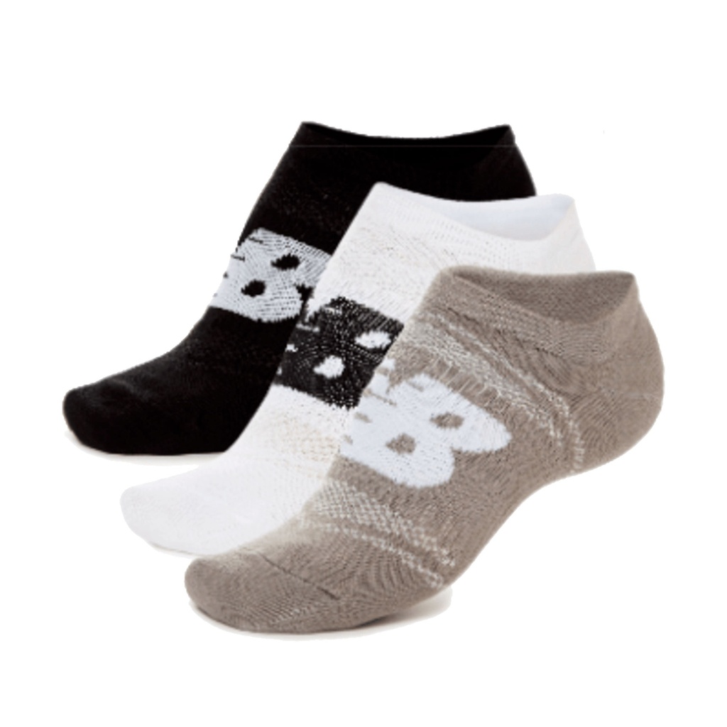 Medias cortas New Balance Light Weight Invisible Socks 3 Pack Multicolor