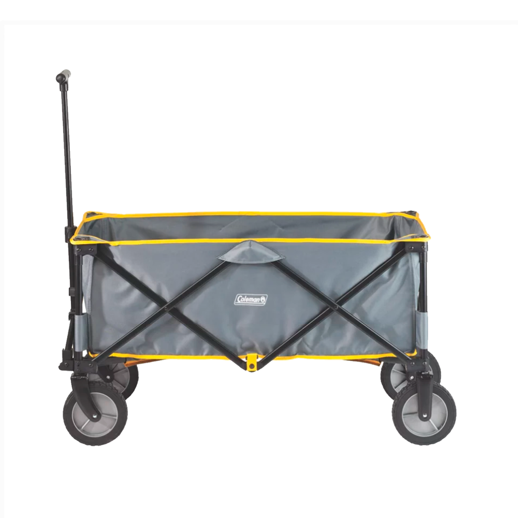 [2000023362] Carro transportador para campamento Coleman cuatro ruedas Gris/Amarillo