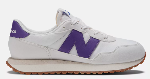 Zapato Infantil New Balance 237 Wide Blanco/Morado (Bulto x 12 pares)