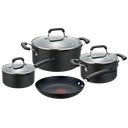 Juego de Ollas Batería Practix 7 Pzas Aluminio Anodizado Magefesa Cobre