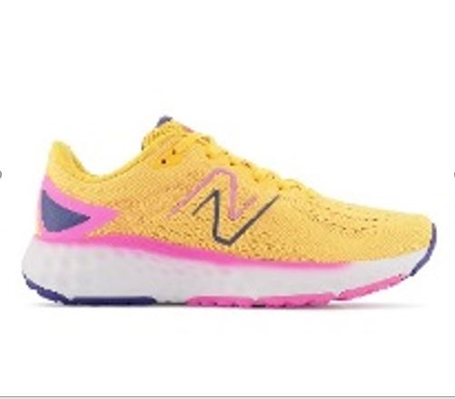 Zapato de Mujer New Balance Fresh Foam Evoz V2 Amarillo/Rosado