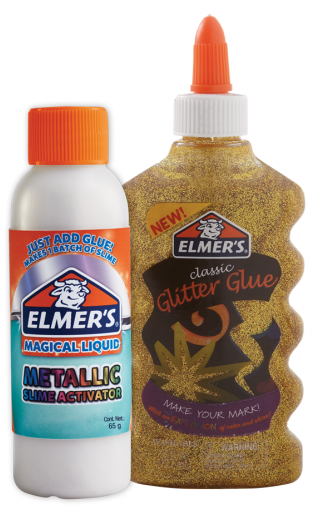 Kit Para Hacer Slime Gemas Misteriosas Elmer's 2 Piezas