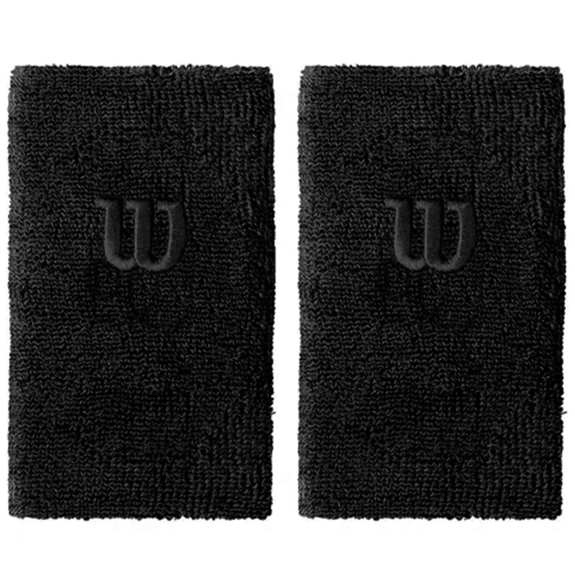 Muñequeras Extra Ancha Wilson Negro (1 par)