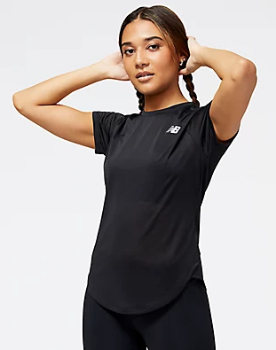 Camiseta manga corta Mujer New Balance Accelerate Negro (8 unidades)